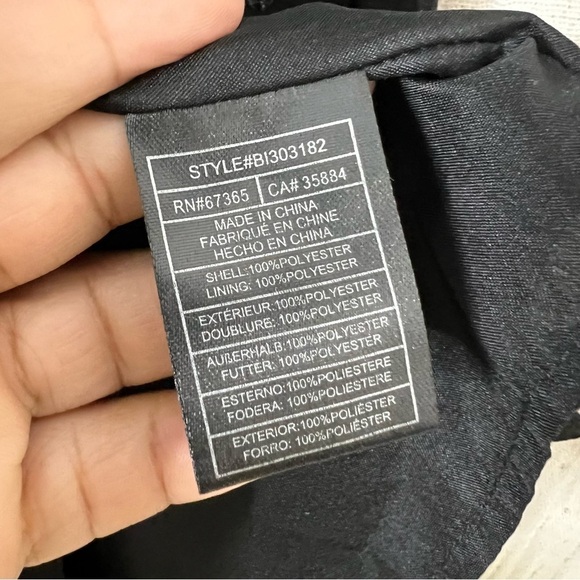 BB Dakota Lolita Swiss Dot Romper in black size 4 - Picture 6 of 7